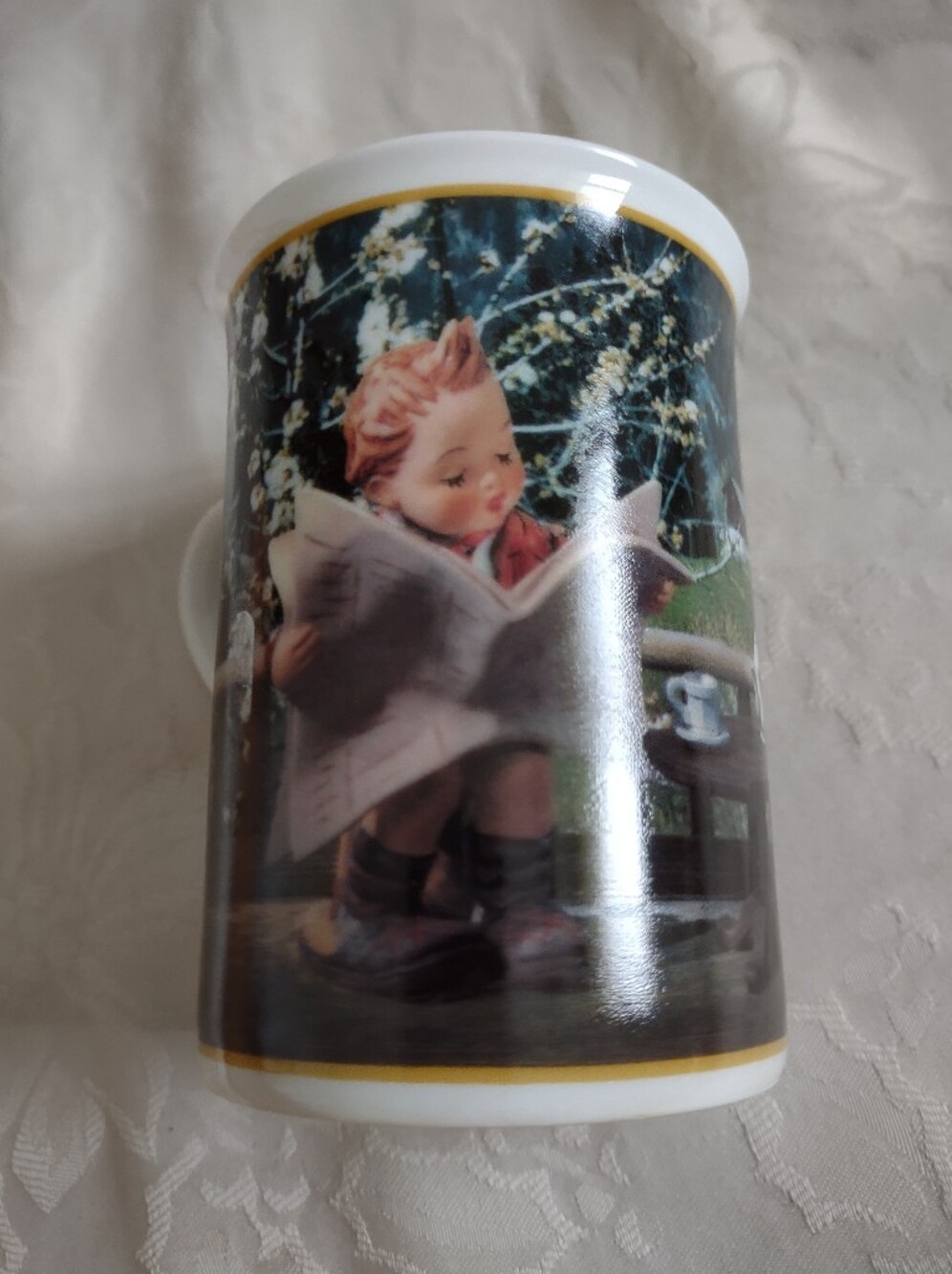 July What's New? Hummel Goebel Fine Porcelain Collector Mug